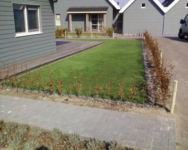 Aanleg van kunstgras