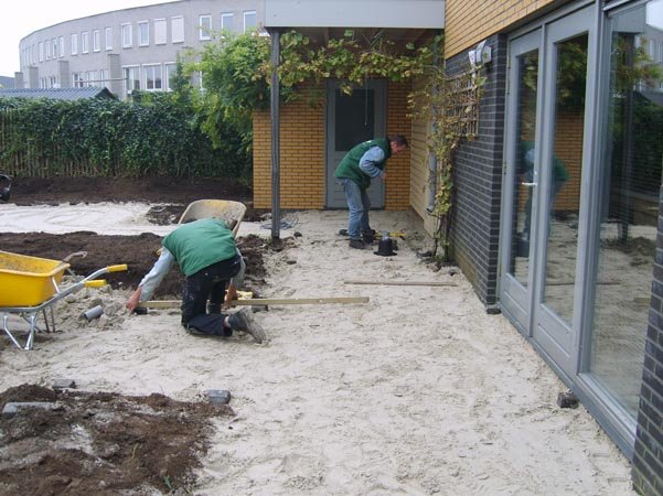 Moderne tuin